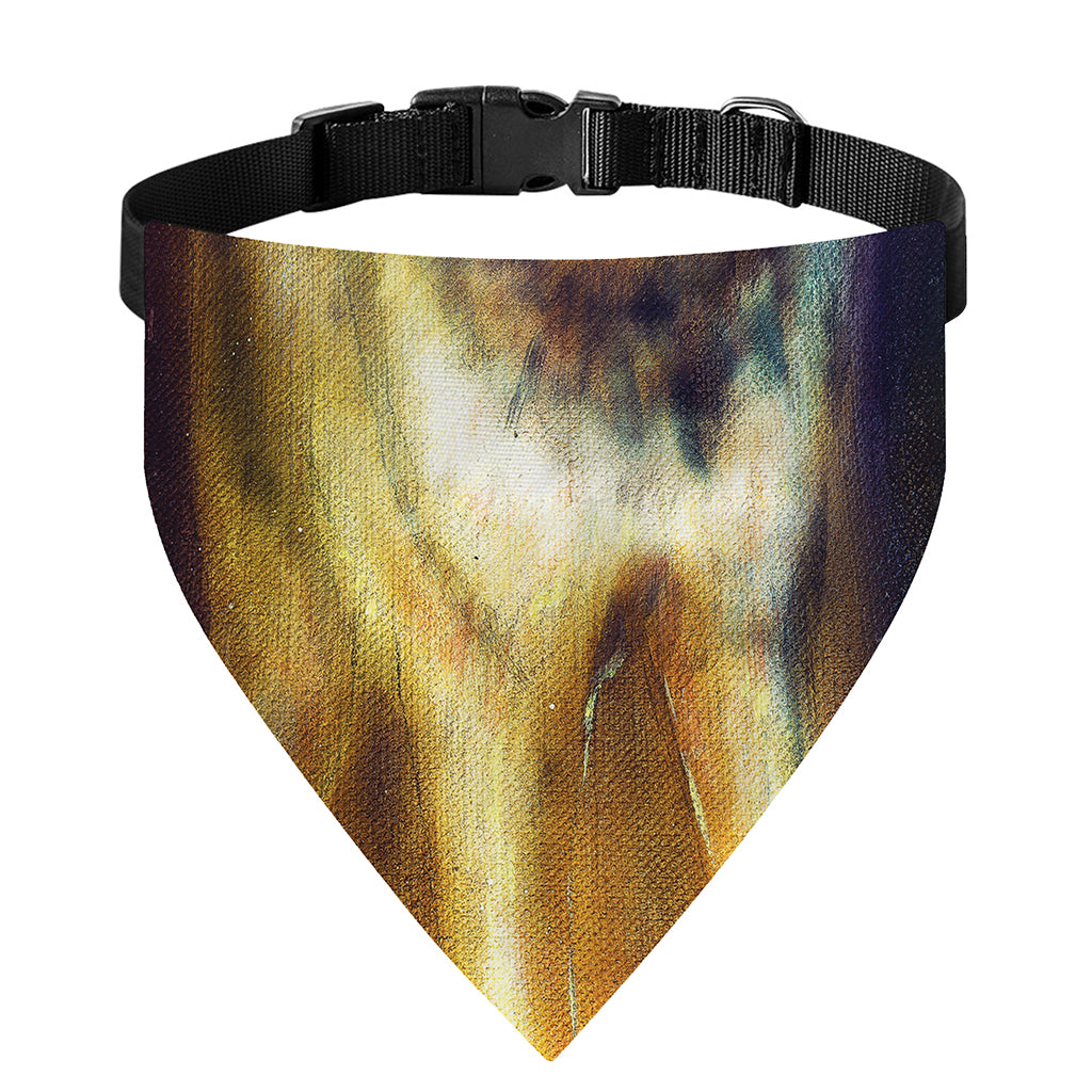 Cosmic Wolf Portrait Print Over The Collar Dog Bandana