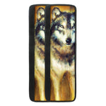 Cosmic Wolf Portrait Print Refrigerator Handle Covers