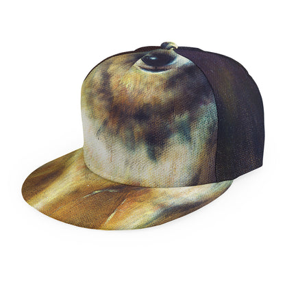 Cosmic Wolf Portrait Print Snapback Cap