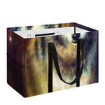 Cosmic Wolf Portrait Print Utility Tote Bag