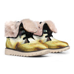 Cosmic Wolf Portrait Print Winter Boots