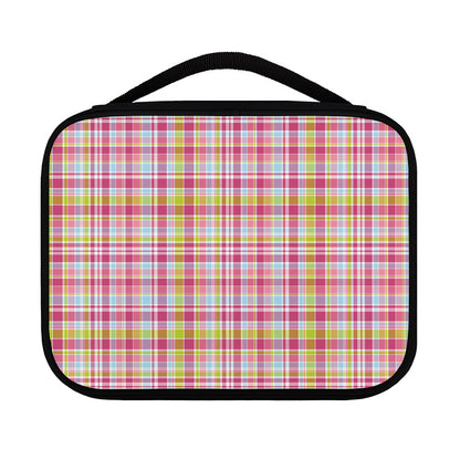 Cotton Candy Pastel Plaid Pattern Print Classic Bible Case
