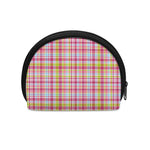 Cotton Candy Pastel Plaid Pattern Print Coin Purse