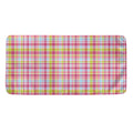 Cotton Candy Pastel Plaid Pattern Print Towel