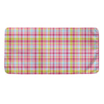 Cotton Candy Pastel Plaid Pattern Print Towel