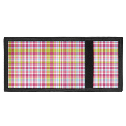 Cotton Candy Pastel Plaid Pattern Print Trifold Wallet