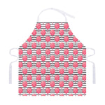 Cotton Candy Striped Pattern Print Adjustable Apron