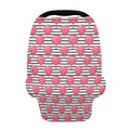 Cotton Candy Striped Pattern Print Baby Seat Cover