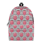 Cotton Candy Striped Pattern Print Backpack