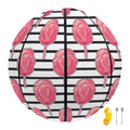 Cotton Candy Striped Pattern Print Basketball