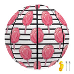 Cotton Candy Striped Pattern Print Basketball