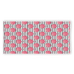 Cotton Candy Striped Pattern Print Beach Towel