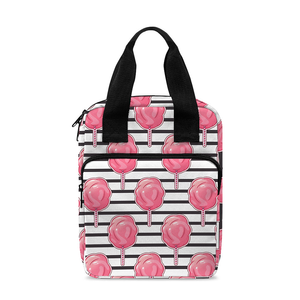 Cotton Candy Striped Pattern Print Bible Tote Bag