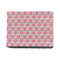 Cotton Candy Striped Pattern Print Bifold Wallet
