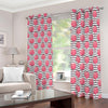 Cotton Candy Striped Pattern Print Blackout Grommet Curtains