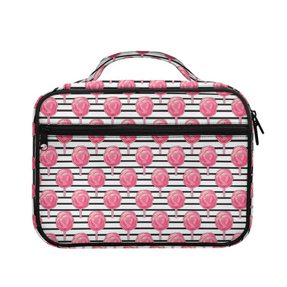 Cotton Candy Striped Pattern Print Briefcase Bible Bag