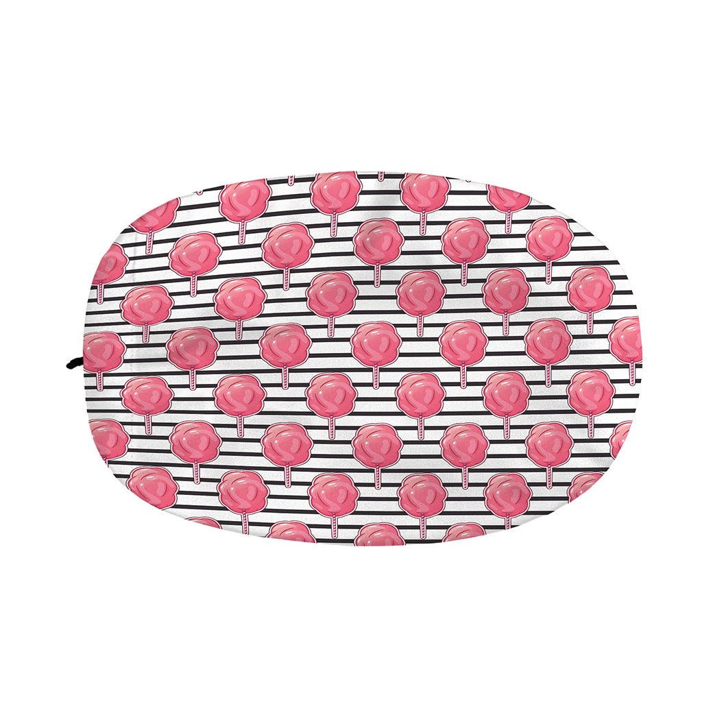 Cotton Candy Striped Pattern Print Car Side Mirror Covers