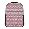 Cotton Candy Striped Pattern Print Casual Backpack