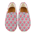 Cotton Candy Striped Pattern Print Casual Shoes