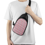 Cotton Candy Striped Pattern Print Chest Bag