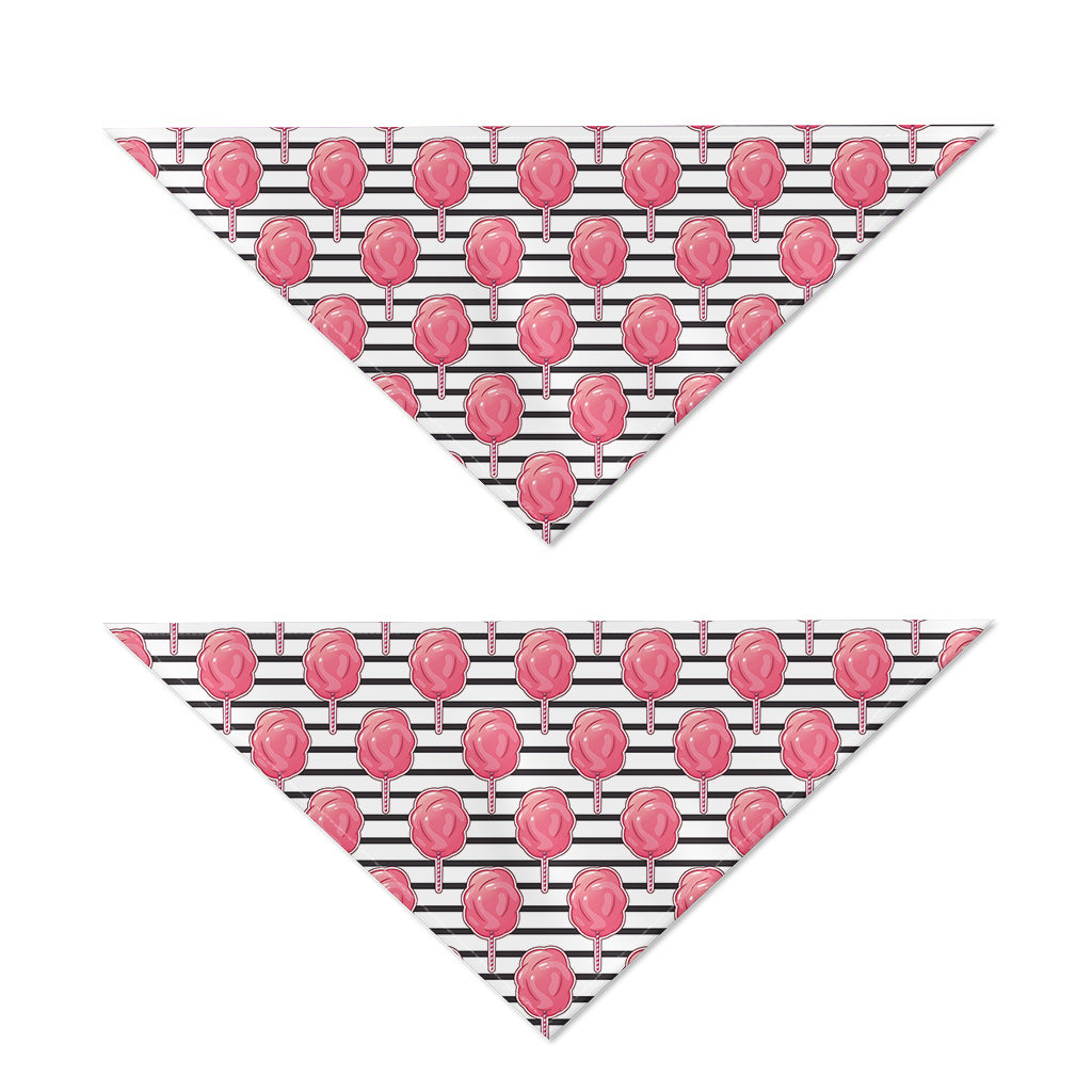 Cotton Candy Striped Pattern Print Dog Bandana