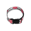 Cotton Candy Striped Pattern Print Dog Collar