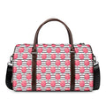 Cotton Candy Striped Pattern Print Duffel Bag
