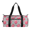 Cotton Candy Striped Pattern Print Gym Bag