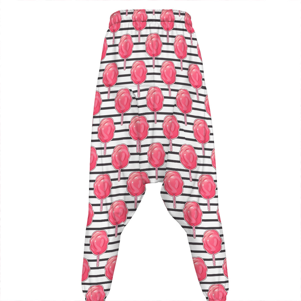 Cotton Candy Striped Pattern Print Hammer Pants