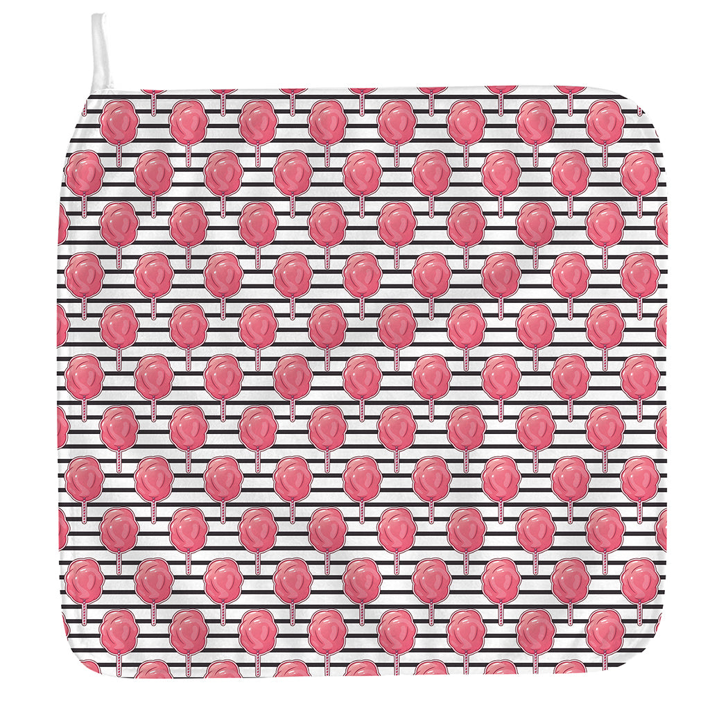 Cotton Candy Striped Pattern Print Hand Towel