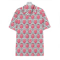 Cotton Candy Striped Pattern Print Hawaiian Shirt
