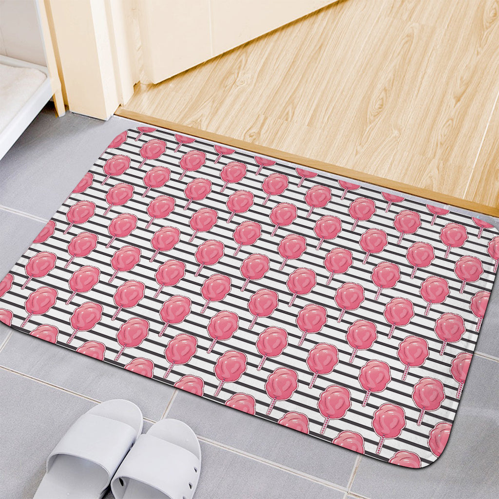 Cotton Candy Striped Pattern Print Indoor Door Mat