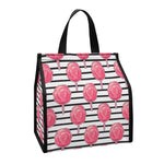Cotton Candy Striped Pattern Print Insulated Lunch Tote