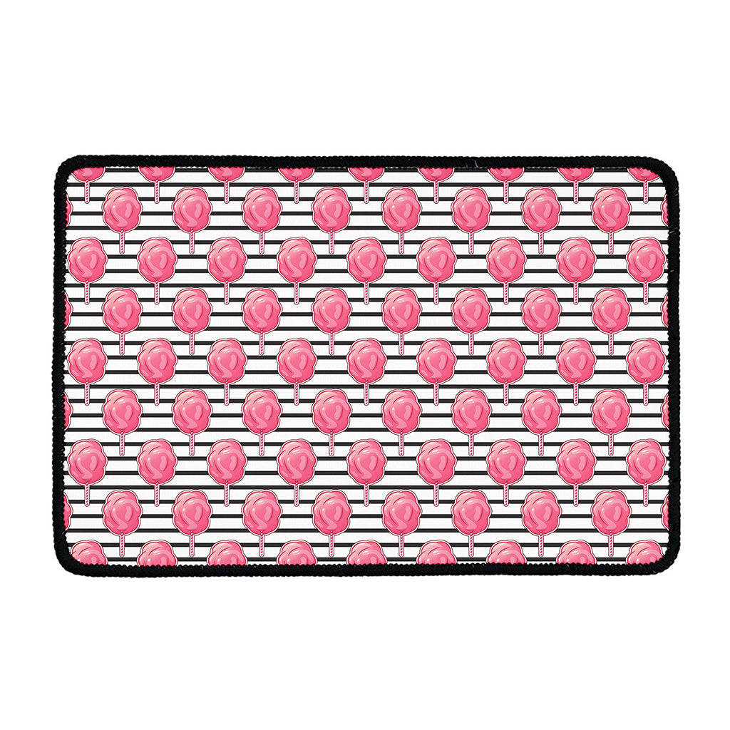 Cotton Candy Striped Pattern Print Kitchen Mat
