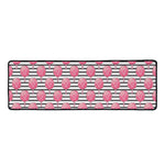 Cotton Candy Striped Pattern Print Long Kitchen Mat