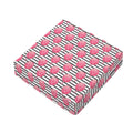 Cotton Candy Striped Pattern Print Outdoor Seat Cushion Cover