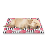 Cotton Candy Striped Pattern Print Pet Cooling Mat Cover