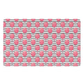 Cotton Candy Striped Pattern Print Polyester Doormat