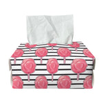 Cotton Candy Striped Pattern Print Rectangle Tissue Box Cover