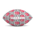 Cotton Candy Striped Pattern Print Rugby Ball