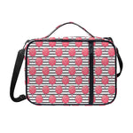 Cotton Candy Striped Pattern Print Shoulder Strap Bible Bag