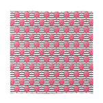 Cotton Candy Striped Pattern Print Silk Bandana
