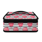 Cotton Candy Striped Pattern Print Small Lunch Bag
