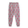 Cotton Candy Striped Pattern Print Sweatpants