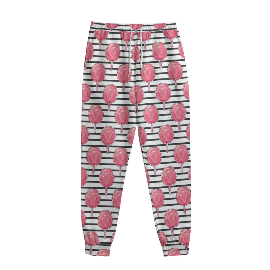 Cotton Candy Striped Pattern Print Sweatpants