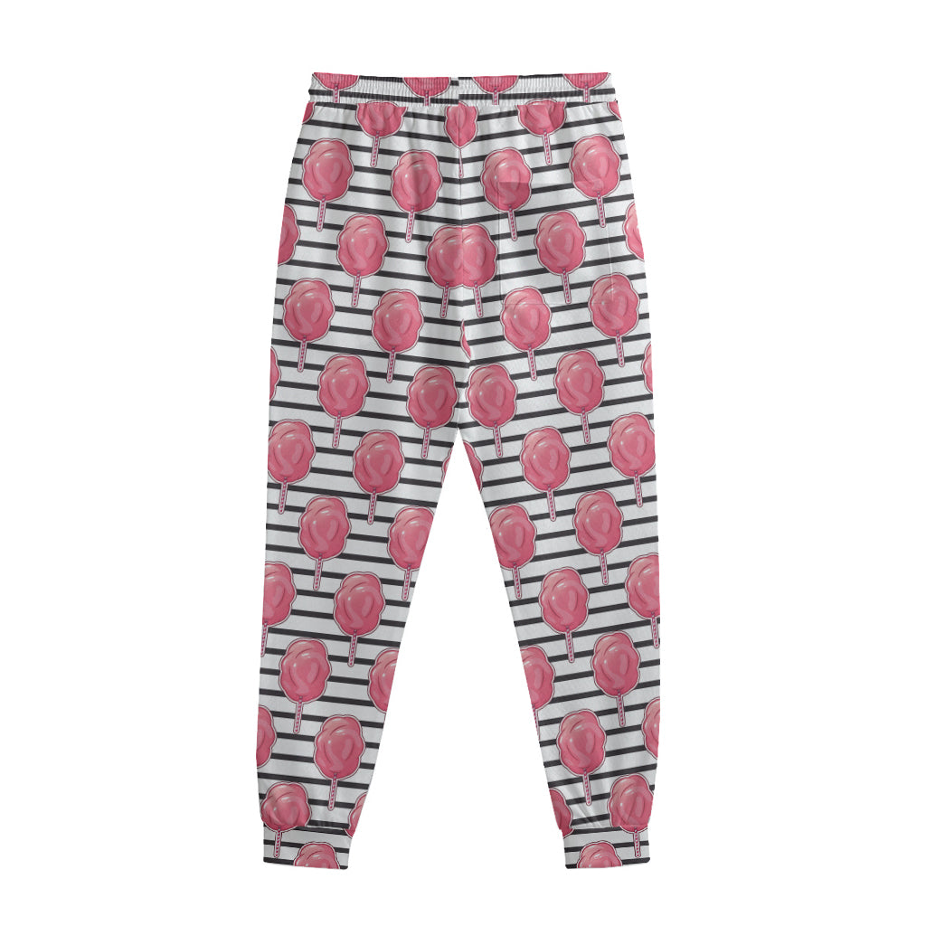 Cotton Candy Striped Pattern Print Sweatpants