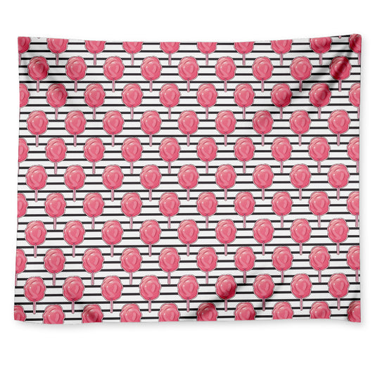 Cotton Candy Striped Pattern Print Tapestry
