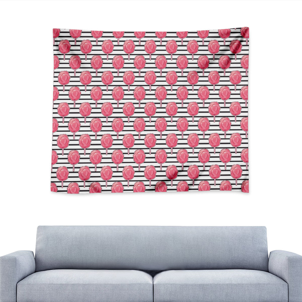 Cotton Candy Striped Pattern Print Tapestry