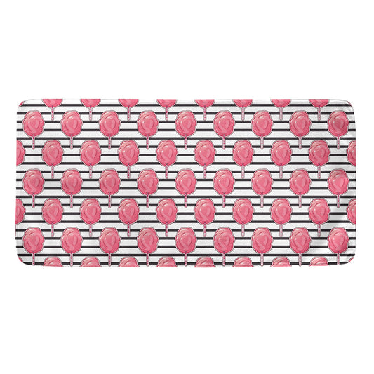 Cotton Candy Striped Pattern Print Towel