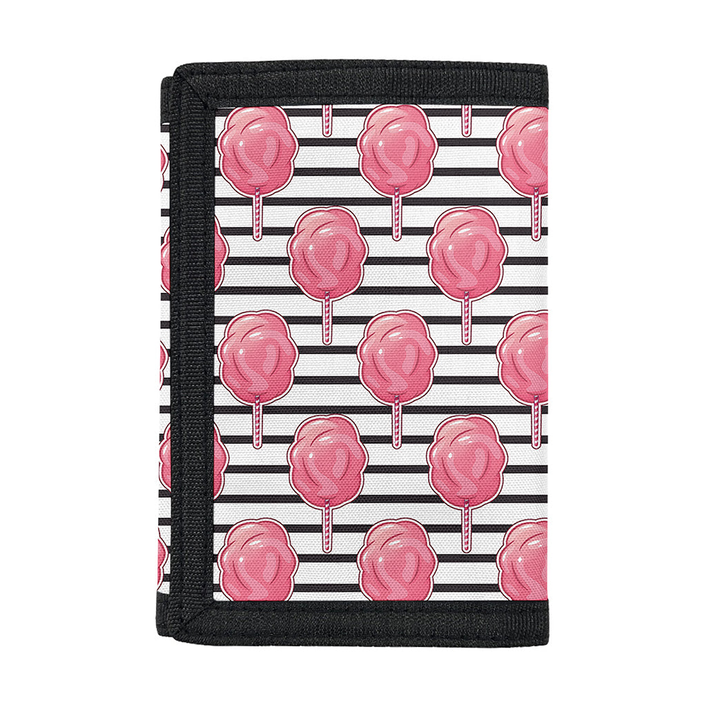 Cotton Candy Striped Pattern Print Trifold Wallet